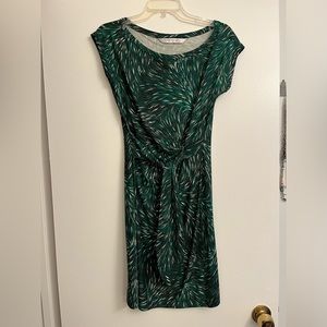 Diane Von Furstenberg Vintage Green Wrap Dress